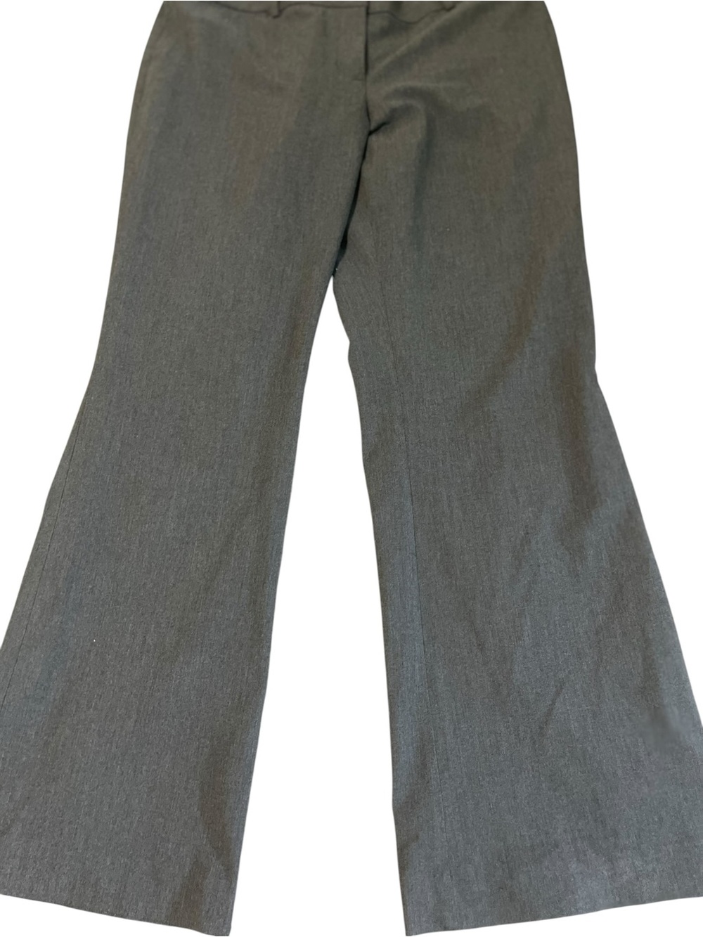 LOFT Gray Wide Leg Dress Pants